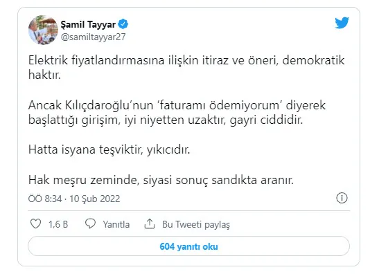 Kılıçdaroğlu’nun faturamı ödemiyorum açıklamasına ittifak ortağı İYİ Parti karşı çıktı! AK Parti’den sert tepki: Provokasyon peşinde