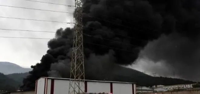 İzmir’de ambalaj fabrikasında yangın!