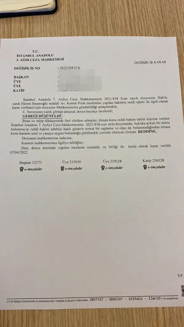 Ekrem İmamoğlu’nun hakaret davasında önemli gelişme! Meğer avukatları reddi hakim talebinde bulunmuş