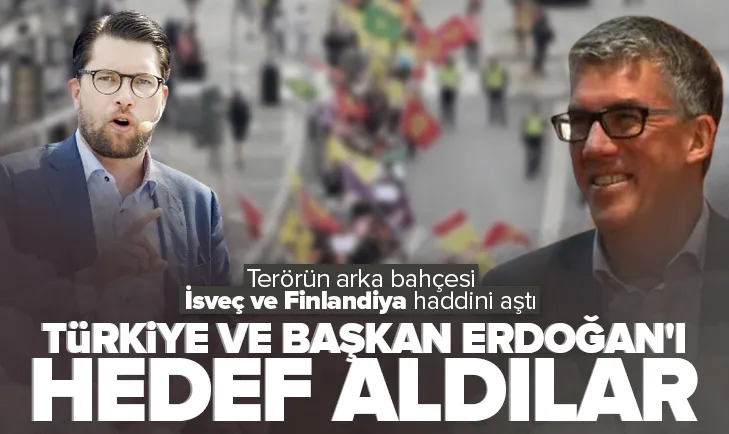 Terörün arka bahçesi İsveç ve Finlandiya haddini aştı