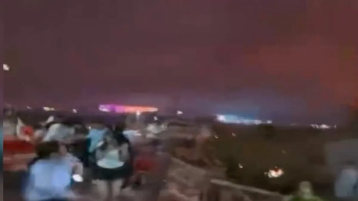 Gökten dron yağdı!