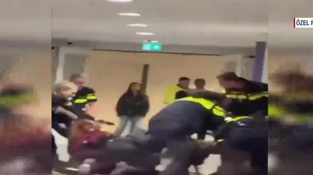 Hollanda polisi hamile kadını darp etti! Mağdur kadın A Haber'e konuştu