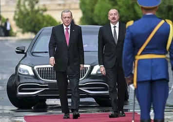 Başkan Recep Tayyip Erdoğan'ın Azerbaycan ziyareti dünya basınında! Yunan medyası böyle gördü: Türkiye Kafkasya'da daha güçlü