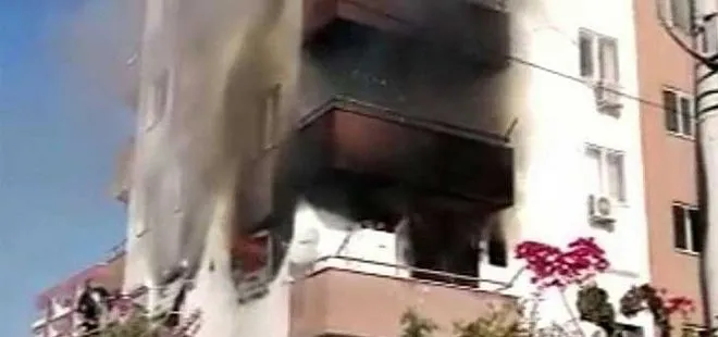 Mersin’de eşine sinirlenen kadın evi ateşe verdi