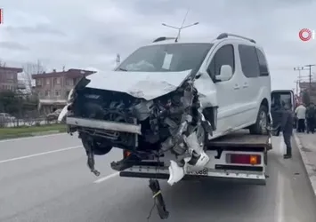 Samsun'da trafik kazası: 3 yaralı