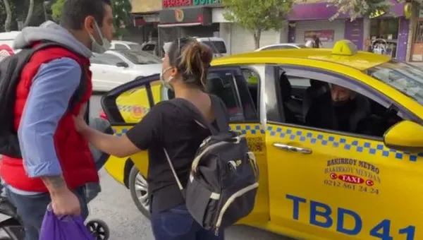İstanbul'da taksi şoförü ve yolcu arasında kısa mesafe kavgası! İstediğin yere şikayet et - 4