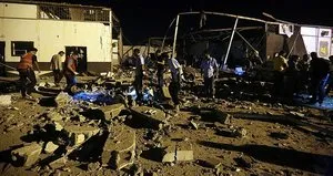 Hafter güçleri, göçmen merkezini vurdu!