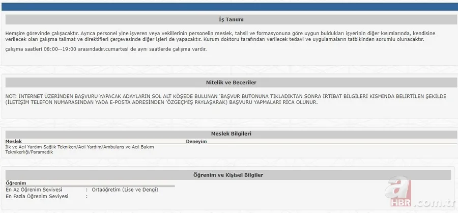 İŞKUR hastaneleri açıkladı! 14 farklı ilde lise mezunu personel alımı başvuruları başladı! İşte alım yapacak kurumların listesi… 9