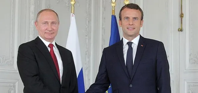 Son dakika: Vladimir Putin ile Emmanuel Macron’dan önemli görüşme