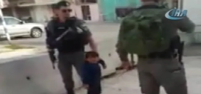 İsrail askerinden 3 yaşındaki çocuğa müdahale