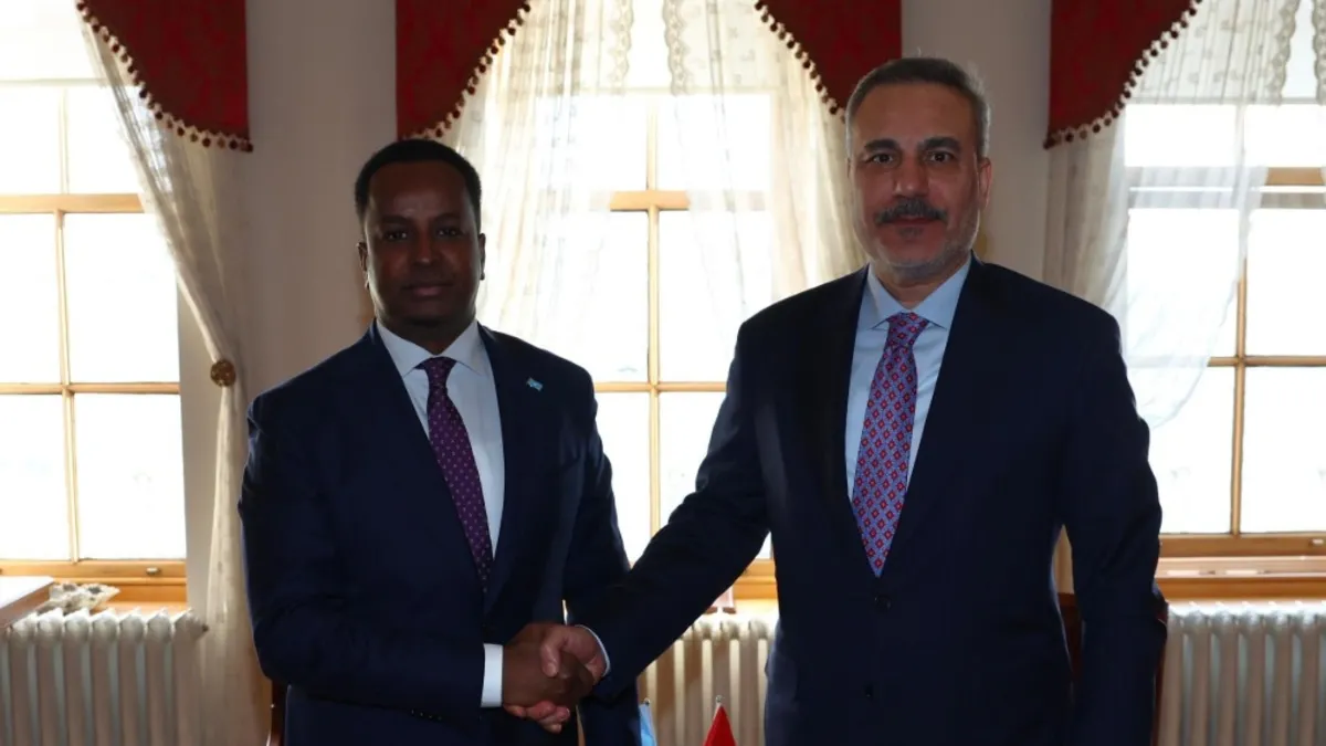 İstanbul'da Bakan Fidan Somalili mevkidaşı ile görüştü!