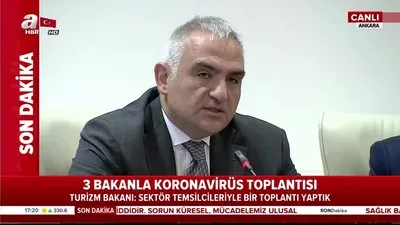Bakan Ersoy’dan ’koronavirüs’ açıklaması