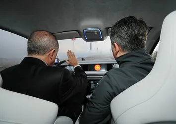 Başkan Erdoğan yerli otomobili test etti