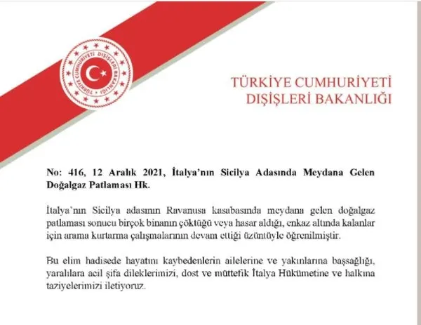 turkiyeden-italyaya-dogal-gaz-patlamasindaki-can-kayiplari-nedeniyle-taziye-mesaji-1639342210347.jpg Türkiye'den İtalya'ya doğal gaz patlamasındaki can kayıpları nedeniyle taziye mesajı - 1