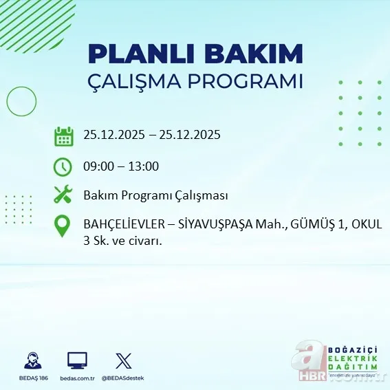 İstanbul’da yaşayanlar dikkat! 21 ilçede elektrik kesintisi: BEDAŞ-AYEDAŞ güncel liste 5