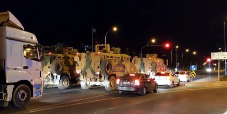 TSK'dan Şanlıurfa'da Suriye sınırına askeri sevkiyat