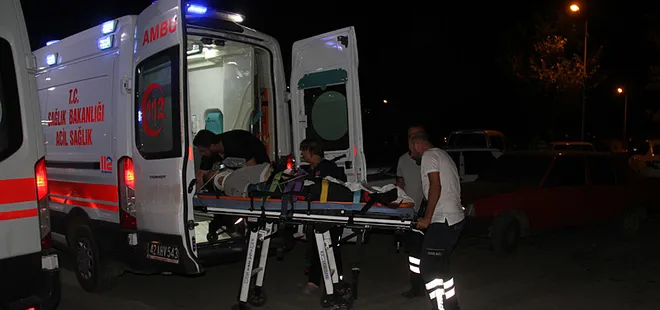 Konya'da otomobiller çarpıştı: 2'si ağır 4 yaralı