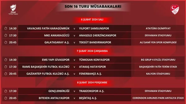 1706278719793.jpeg Ziraat Türkiye Kupası'nda son 16 turu programı belli oldu - 1