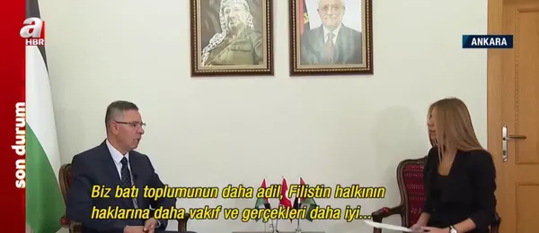 Filistin'in Ankara Büyükelçisi Dr. Faed Mustafa A Haber'de: Gazze'de yaşanan soykırım, katliamdır - 2