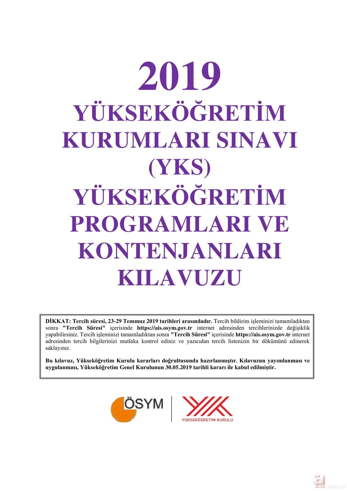 universite taban tavan puanlari 2019