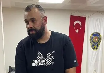 PAOK taraftarı PKK paçavrasıyla yakalandı! Galatasaray maçında...