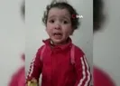 Bomba sesinden irkilen kız yürekleri sızlattı
