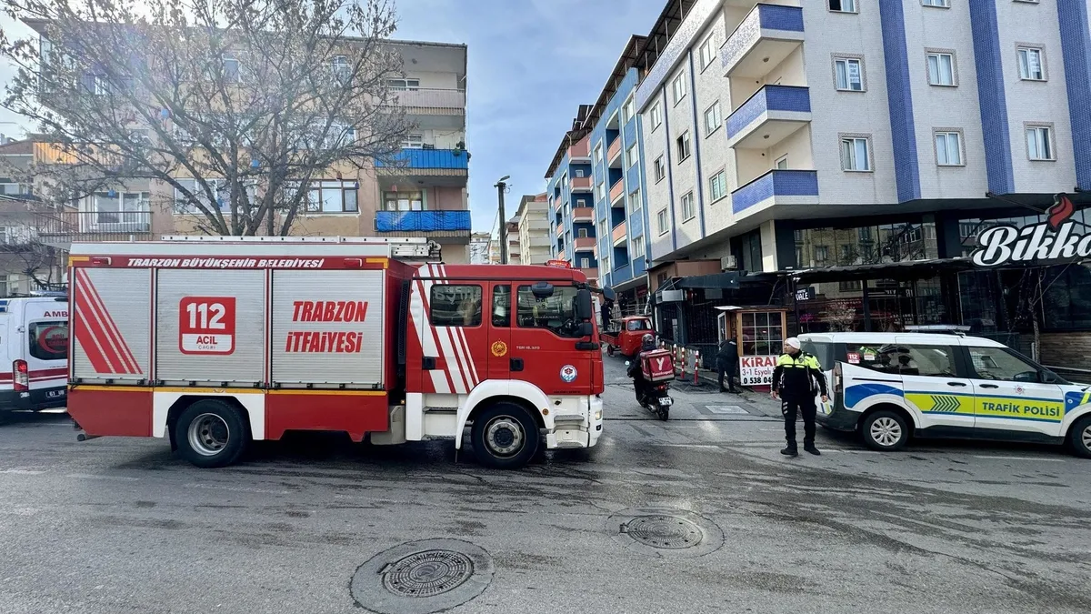Trabzon'da korkutan yangın! 1 kişi yaralandı