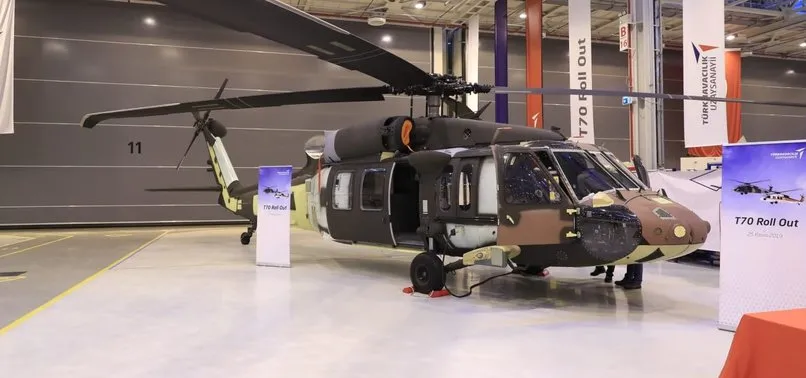 T 70 Helikopteri Ilk Kez Hangardan Cikti