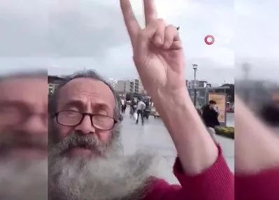 Tek kişilik gösteriye tek kişilik tepki!