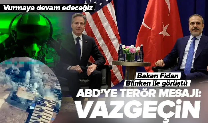 Bakan Fidandan ABDye rest: Vazgeçin