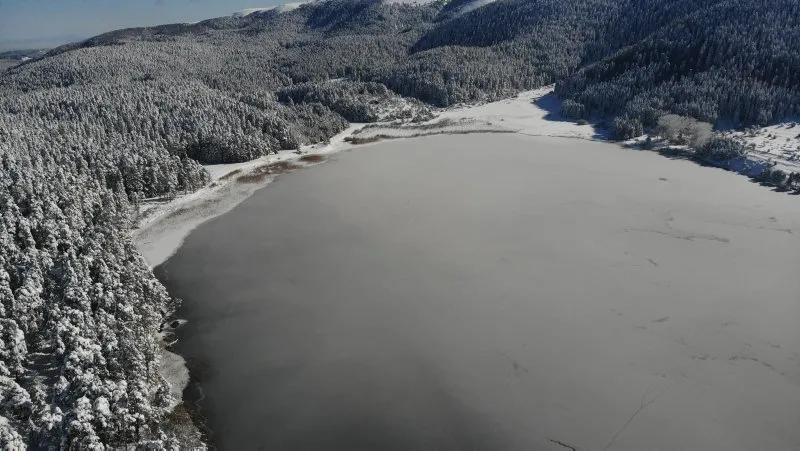 bolu hava durumu sehir buz tuttu