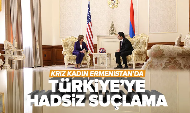 Kriz kadın Pelosi’nin yeni durağı Ermenistan!