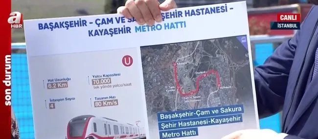 İstanbul yeni metrosuna kavuştu! Başkan Erdoğan’dan Başakşehir-Kayaşehir metrosu açılış töreninde önemli açıklamalar