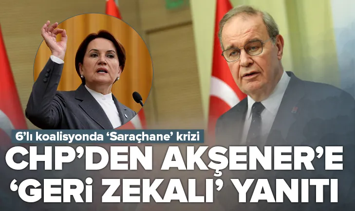 CHP’li Faik Öztrak’tan Akşener’e geri zekalı yanıtı