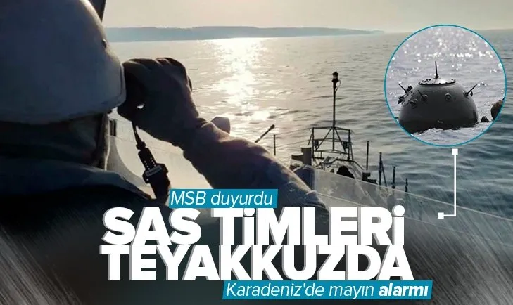 Son dakika: Karadeniz’de mayın alarmı! MSB açıkladı: 2’si Türkiye 1’i Romanya sularında tespit edildi