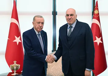 Başkan Erdoğan İtalya Savunma Bakanı Crosetto'yu kabul etti