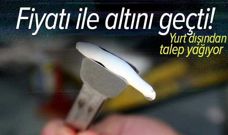 Bu sakız fiyatı ile altını geçti! Yurt dışından talep yağmuru var