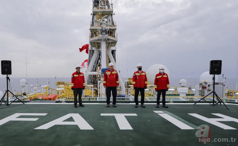 O müjde bu gemiden geldi! A Haber Fatih Sondaj Gemisi’nde 10