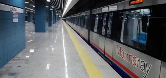 Marmaray seferleri 1 saat yapılamadı