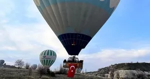 Balonlar Türk bayrağıyla uçtu!
