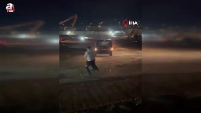 Öfkelenen sürücü ortalığı birbirine kattı