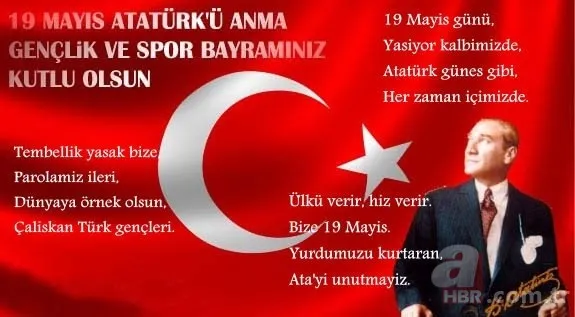 Resimli 19 Mayıs kutlama mesajları! En güzel, en yeni, en şık 19 Mayıs mesajları! 3
