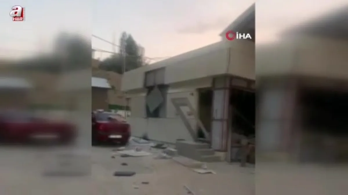 Petrol istasyonunda patlama