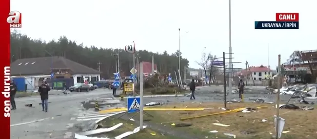 Rusya-Ukrayna savaşı 38. gününde! A Haber Rusların çekildiği İrpin’de