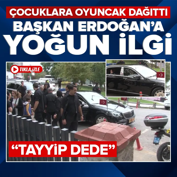 Vatandaşlardan Başkan Erdoğana yoğun ilgi!