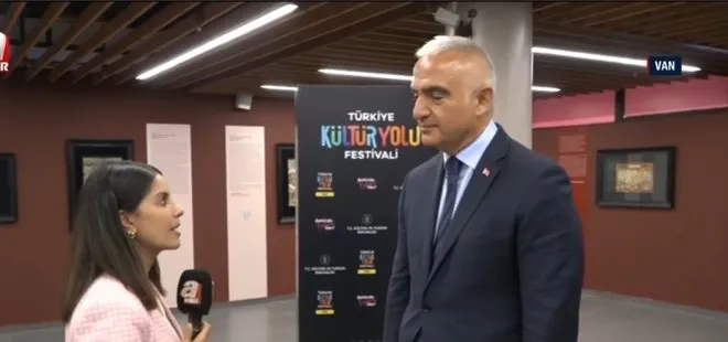 Kültür Yolu Festivalleri’nin 6. Durağı Van! Kültür ve Turizm Bakanı Ersoy A Haber’in sorularını yanıtladı