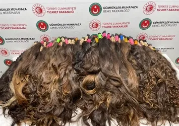 Sabiha Gökçen Havalimanı'nda “saç” operasyonu: 69 kilogram insan saçı ele geçirildi