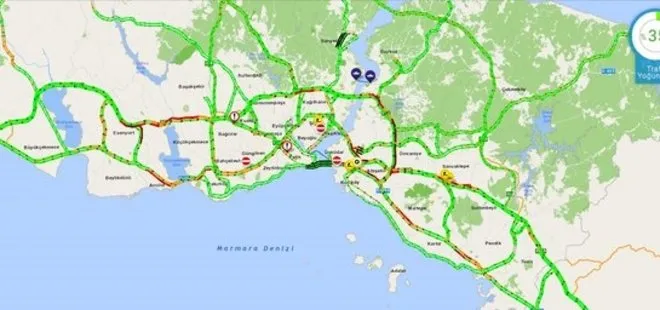 Tatil bitti, İstanbul’da trafik yoğunluğu arttı! İstanbul trafiğinde son durum