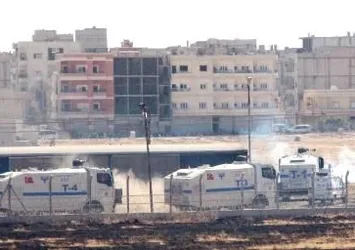 Kobani sınırında gerginlik!