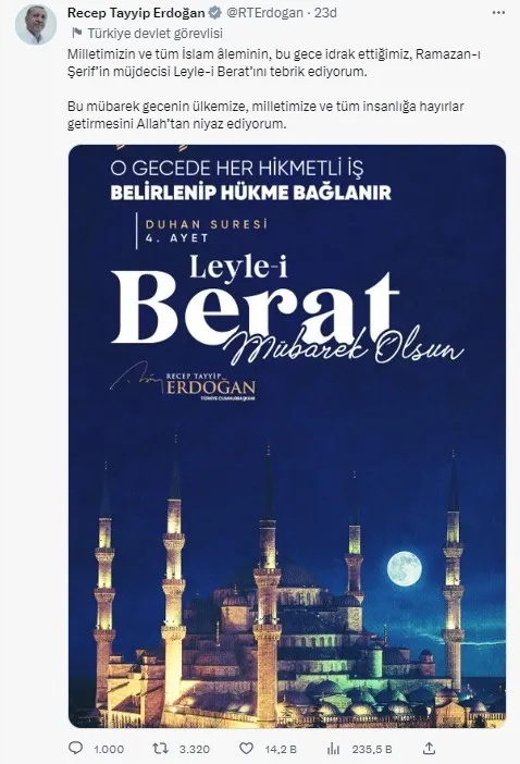 baskan-recep-tayyip-erdogandan-berat-kandili-mesaji-o-gecede-her-hikmetli-is-belirlenip-hukme-baglanir-1678137256725.jpg Başkan Recep Tayyip Erdoğan'dan Berat Kandili mesajı: O gecede her hikmetli iş belirlenip hükme bağlanır - 1